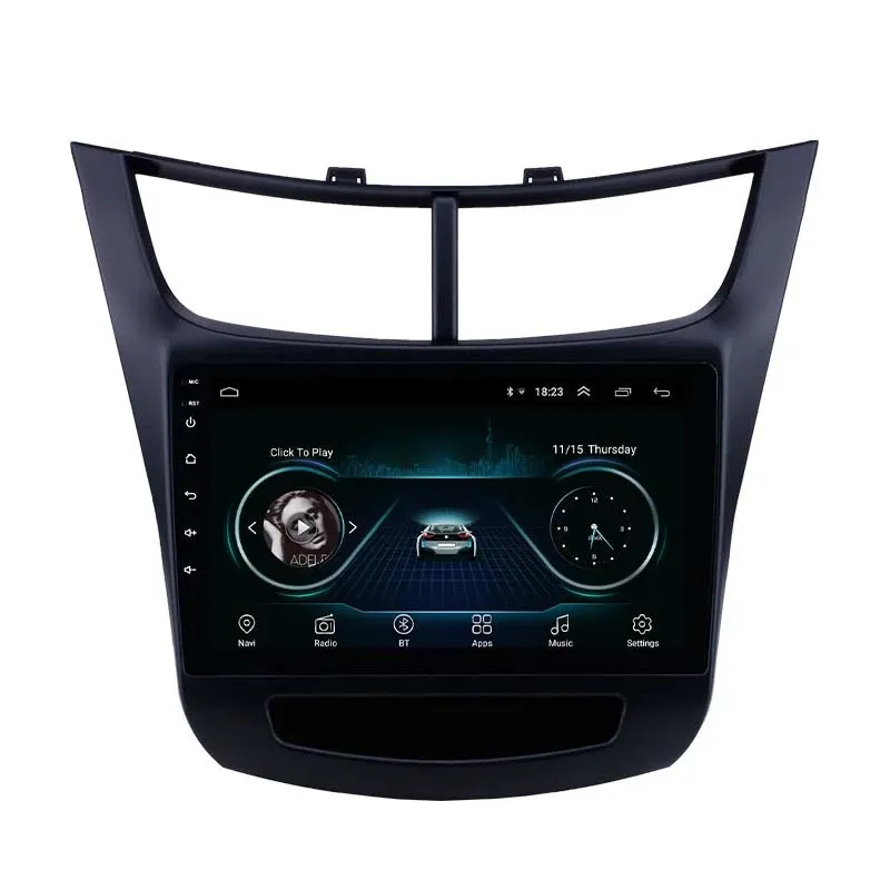 Android 2din HD Touchscreen Player Car dvd Radio Head Unit For 2015-2016 Chevy Chevrolet New Sail Multimedia GPS