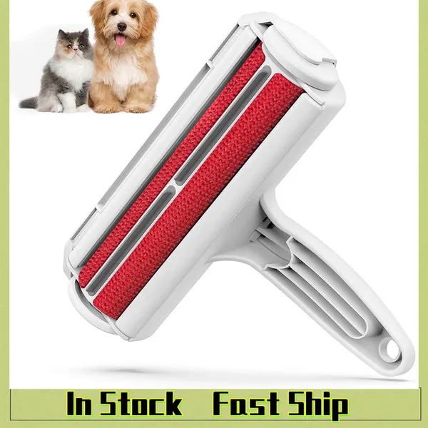 Pet Hair Removel Roller Remover Cleaning Brush Fur Removing Dog Cat Supplies Hair Brush Car Clothing Couch Sofa Carpets Combs