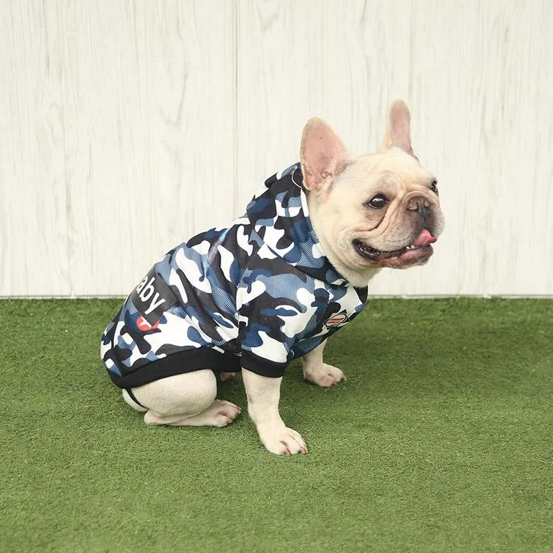 Hundkläder Vinter Kläder Pet Down Coat Jacket Camouflage Soft Fur Hood Cothing för Small Medium Dogs Puppy Outfit