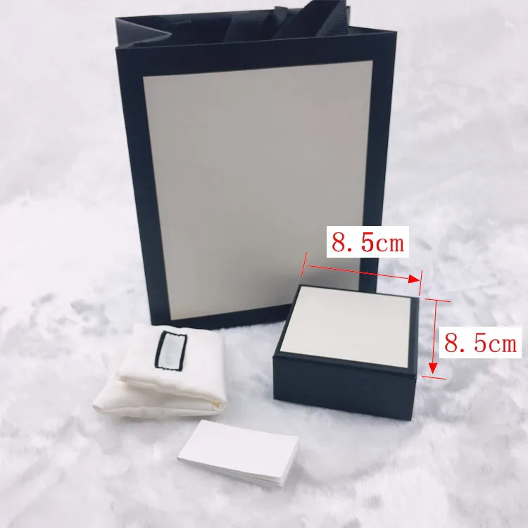 Accesorios de caja de joyería en blanco y negro de moda, adecuados para collar, pulsera, anillo, pendientes, la caja no se vende por separado206i