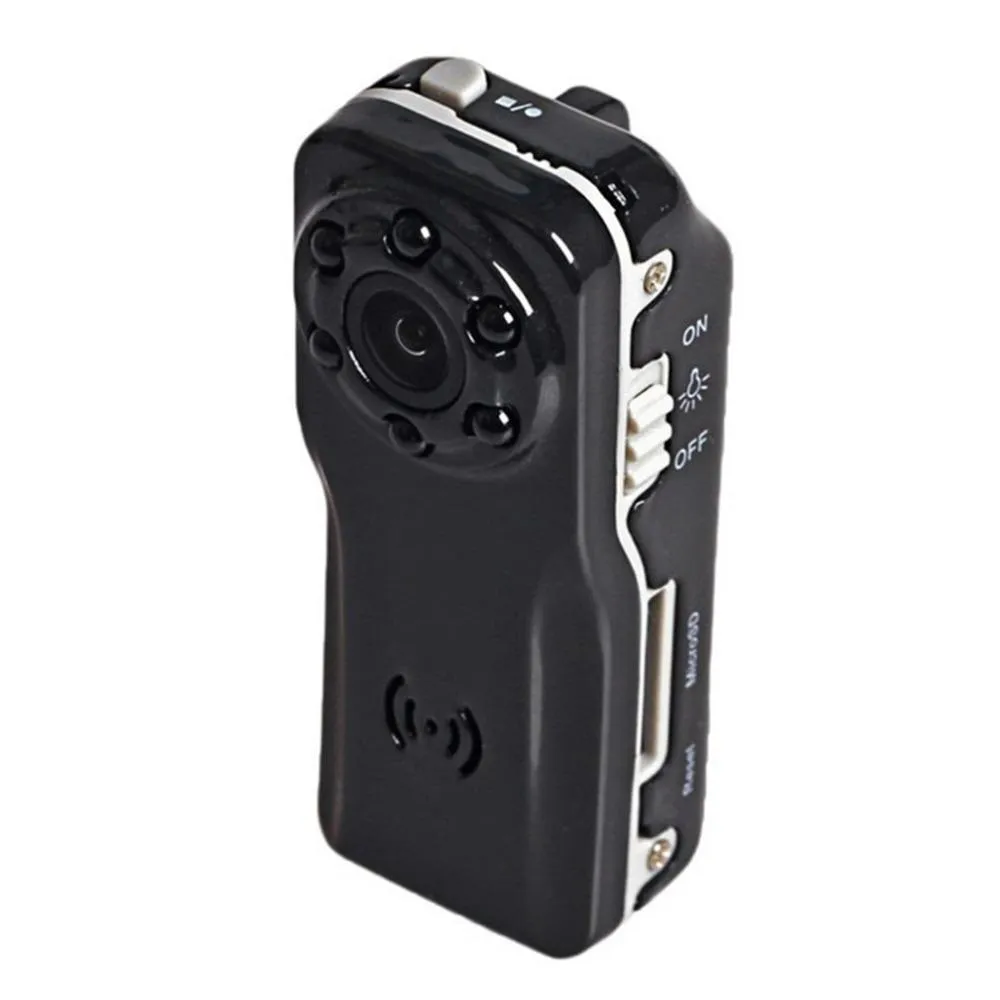 Videokameror mini 1080p natt vision kamera s80 professionell HD 120 graders vidvinkel digitalkamera DV rörelse detektering svart