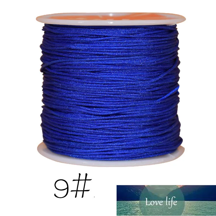0.8mm Nylon Cord Thread Chinese Knot Macrame Rattail Bracelet Braided String  45M From Melome, $1.31