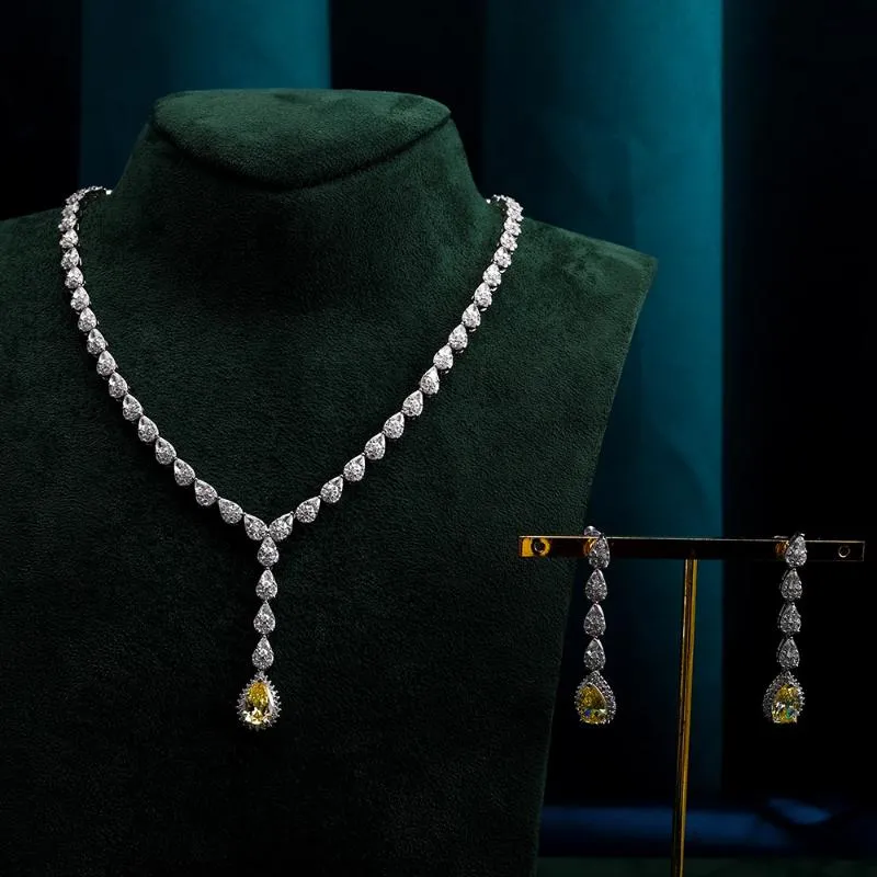 Серьги Ожерелье Тирим модная невеста набор для женщин аксессуары цвета