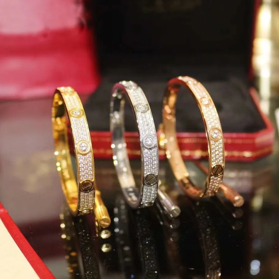 love bangle Diamants Bangl высокое качество 17 18 19 20 размер ADITA Counter производители высшего качества оптовик новый дизайнер продажа 18k латунь позолоченные ювелирные изделия