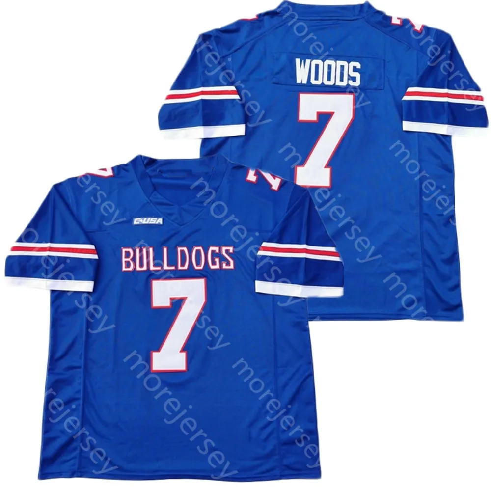 Louisiana Tech Bulldogs Football Jersey NCAA College Terry Bradshaw