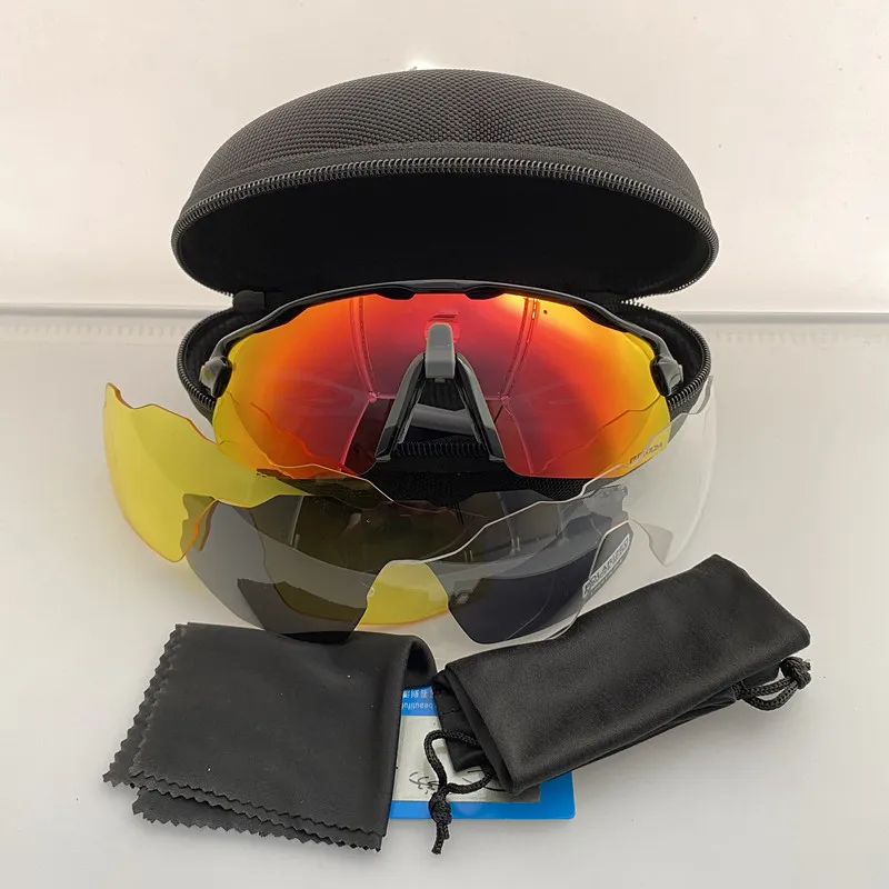 Polarized UV400 Bicycle Glasses For Men, Outdoor Sports Cycling Eyewear,  TR90 Frame, 4 Lenses With Case 9442 From Cftde, $21.08