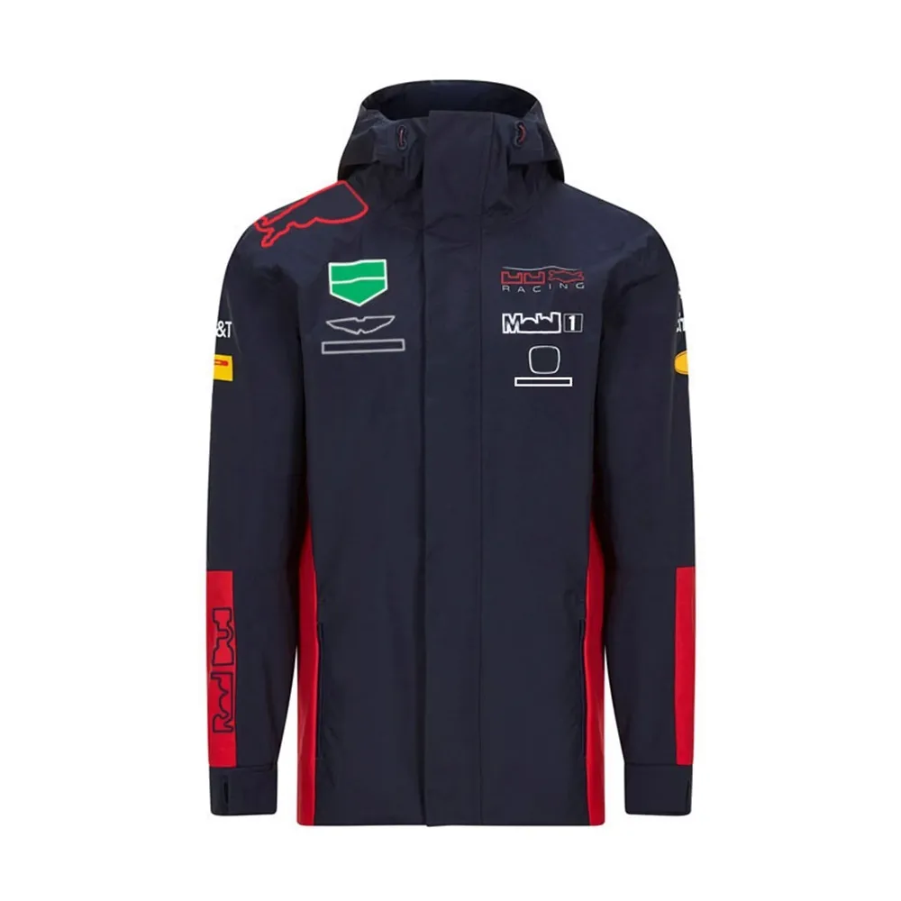 F1 フォーミュラ 1 レーシングスーツ長袖ジャケットウインドブレーカー秋と冬暖かいカーファンモデル
