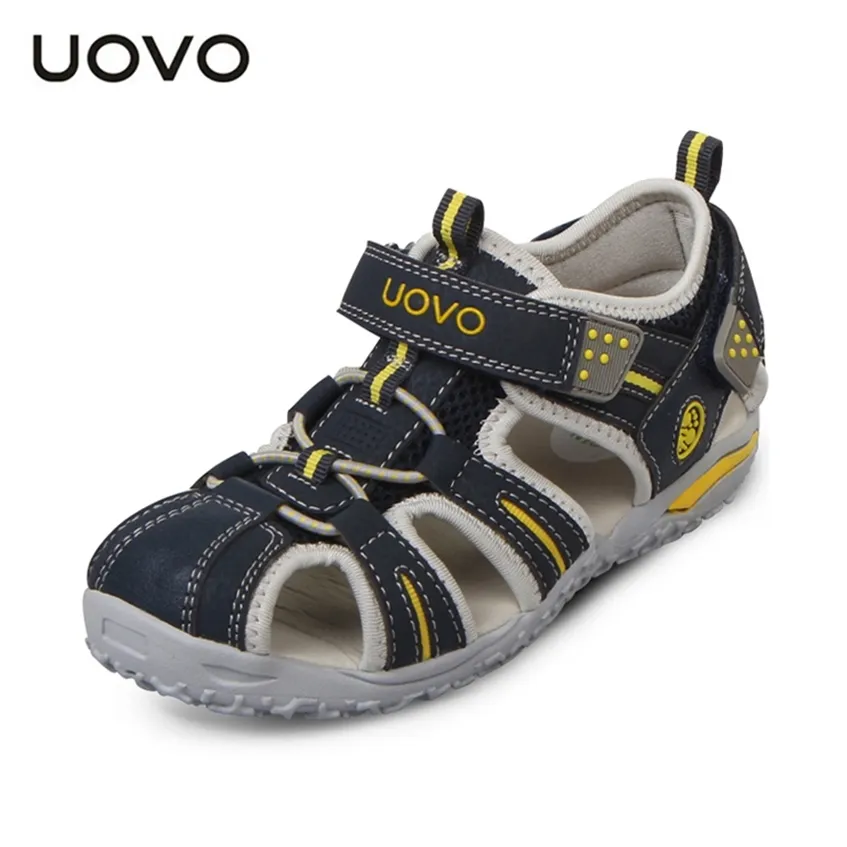 UOVO Brand Summer Beach Footwear Kids Closed Toe Toddler Sandals Children Fashion Designer Shoes For Boys And Girls #24-38 220225