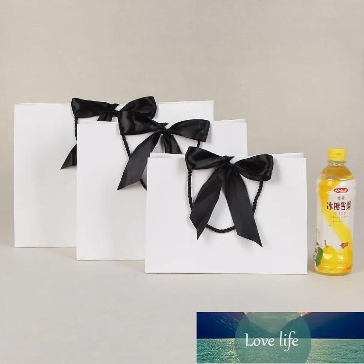 5Pcs Grand Sac Cadeau en Papier Kraft Carré Sachets Emballage avec