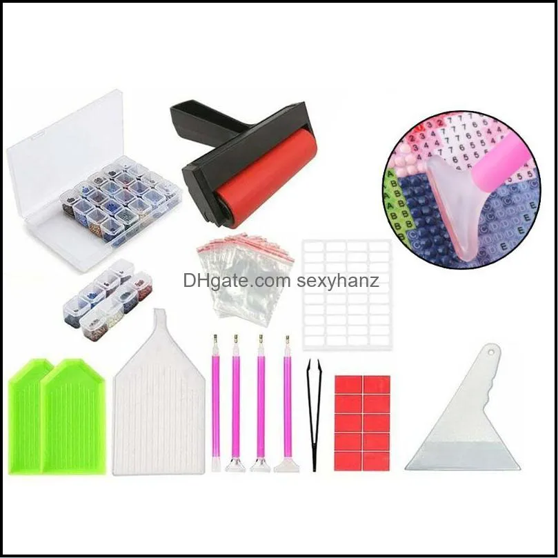 Sewing Notions & Tools 5D Diamond Painting Accessories Adults Kids Home Decor Cross Stitch Fast Kit Tool 2021 Diy Art