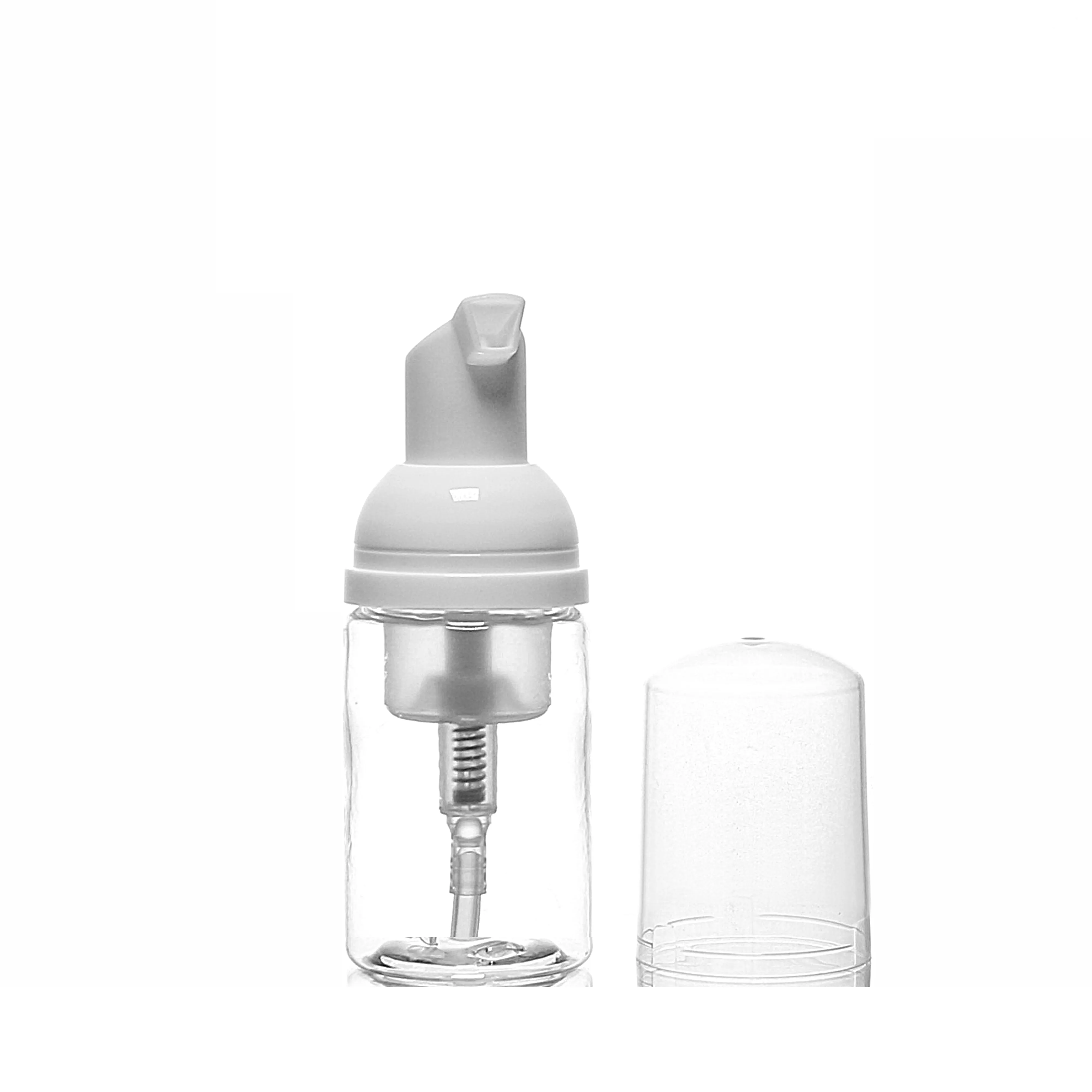 1oz 30ml skumande ansikte tvättflaska Hand flytande tvål skum dispenser flaskpump plast grossist