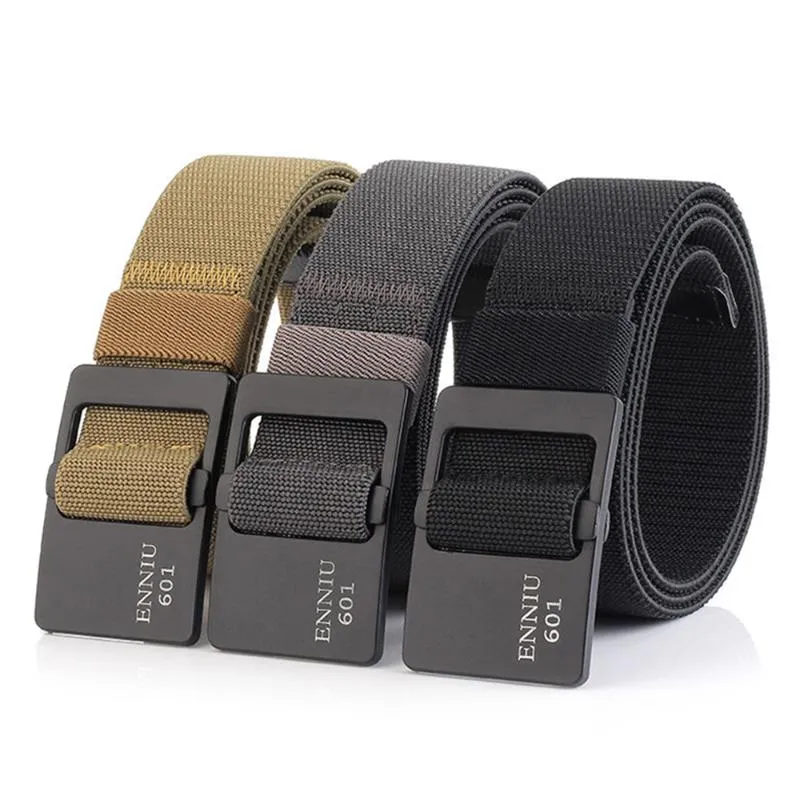 47.2 Inch Men Women Waist Belts Adjustable Webbing Belt Casual Web Hunting Tactical Support Military Equipment