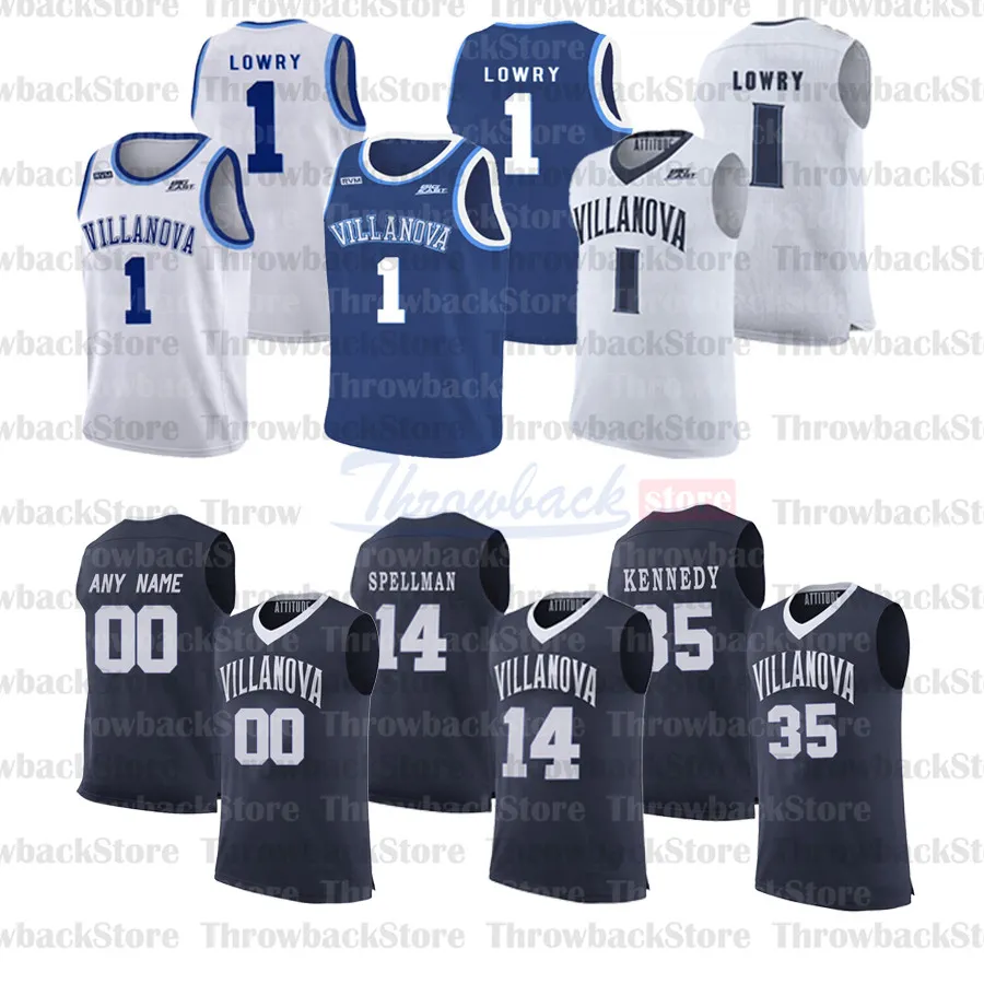 Custom Villanova Wildcats College Basketbal Jerseys 10 Cole Swider 23 Jermaine Samuels 4 Paschall 1 Bryan Antoine 5 Justin Moore