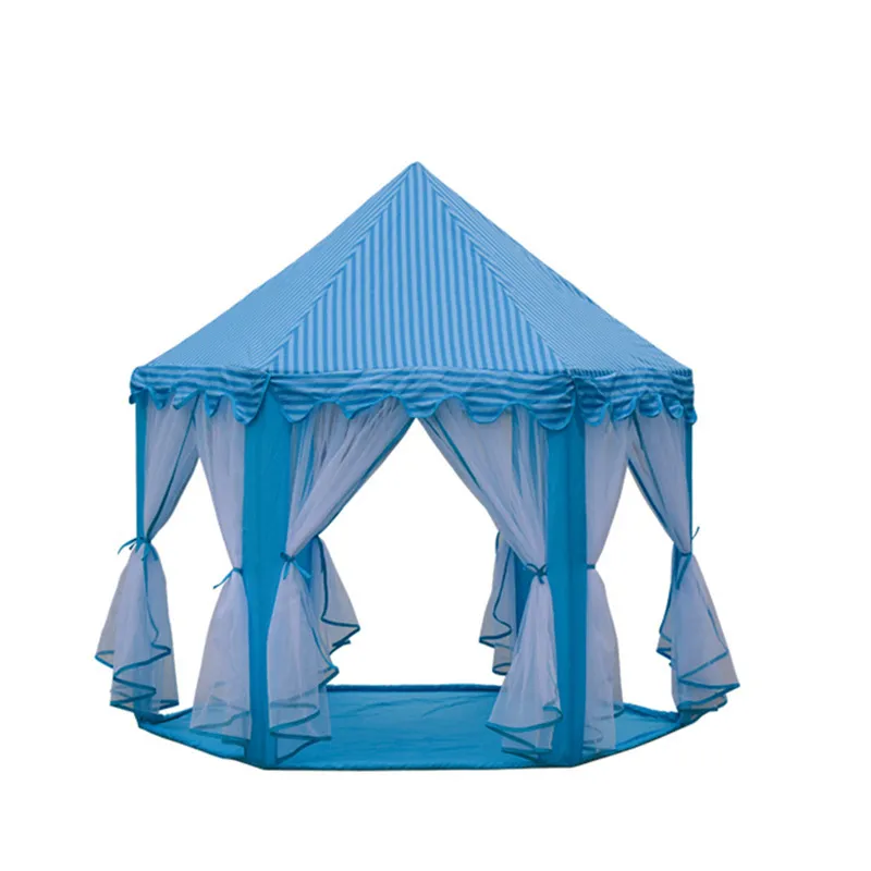 Дети играют дом шестиугольник палатка дети марлевые комарные контрольные палатки принцессы палатки мальчик девушки крытый и открытый игрушечный подарок 58Ба J2
