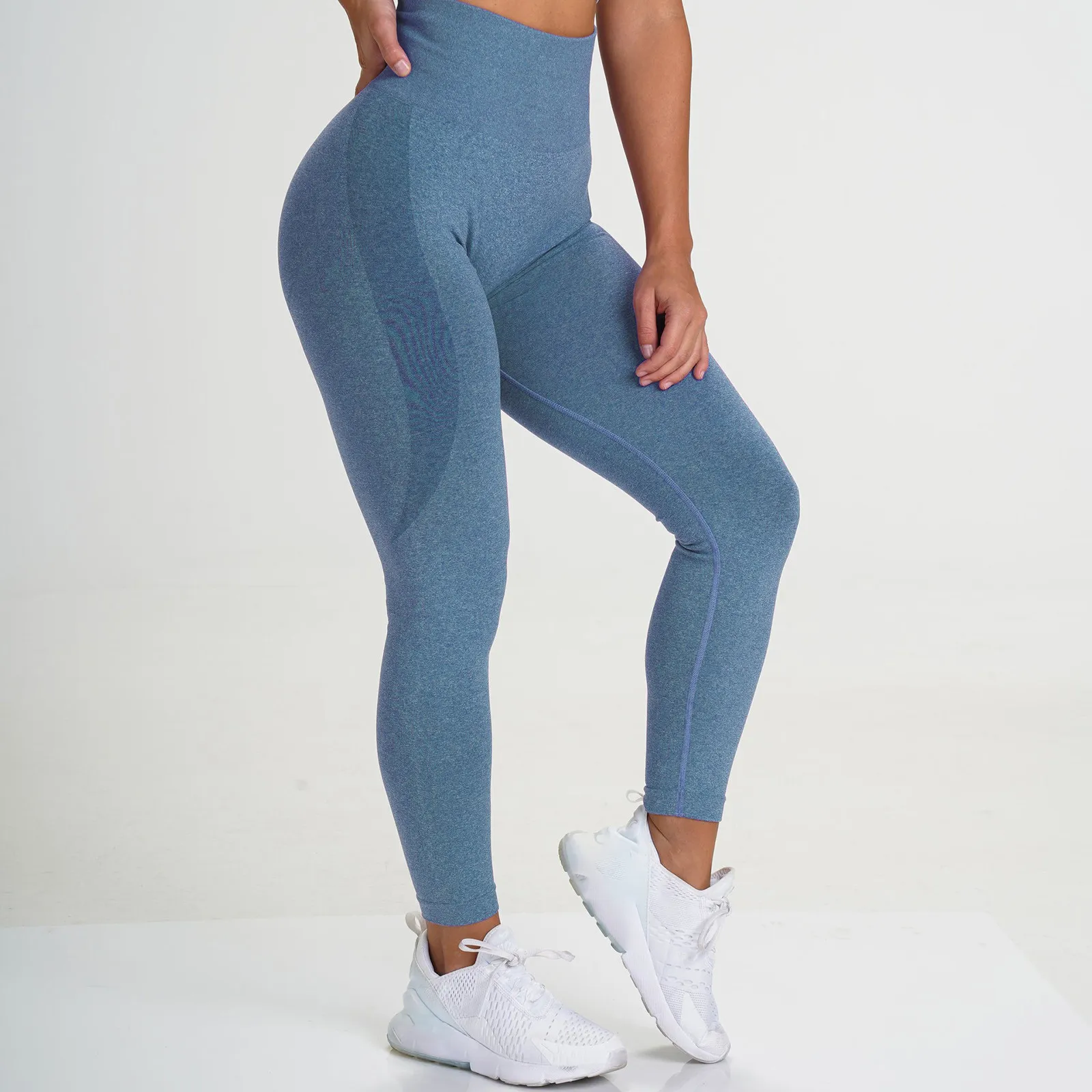 High Waist Seamless Push Up Seamless Workout Leggings For Women Energy  Boosting Fitness Pants For Running, Yoga, Gym And Sports Elastic Trousers  For Girls Tight And Comfortable Gym Clothes Style #2491703 From