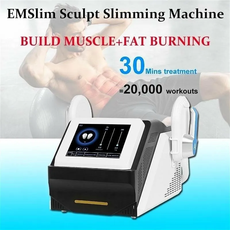 4 Handles RENASCULPT Slimming Machine Emslim Electromagnetic Muscle Building Fat Burning TeslaSculpt Ultrashape EMS Body Sculpt Equipment#001