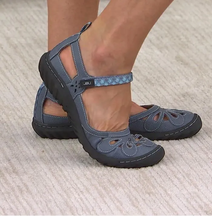 الصنادل النساء عارضة بلون اللون الشقق الجوف خارج جولة تو الانزلاق على الأحذية الصيف sandalias chaussure فام لمدة 2021