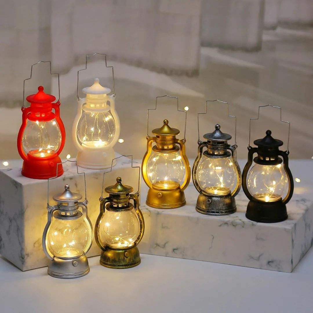 Mini Lampe Bougie Électronique Rétro Petit LED Poney Lanterne Décoration Créative Pour Cadeau Vent Lumière De Mariage Fête D'anniversaire De Noël JJE9063