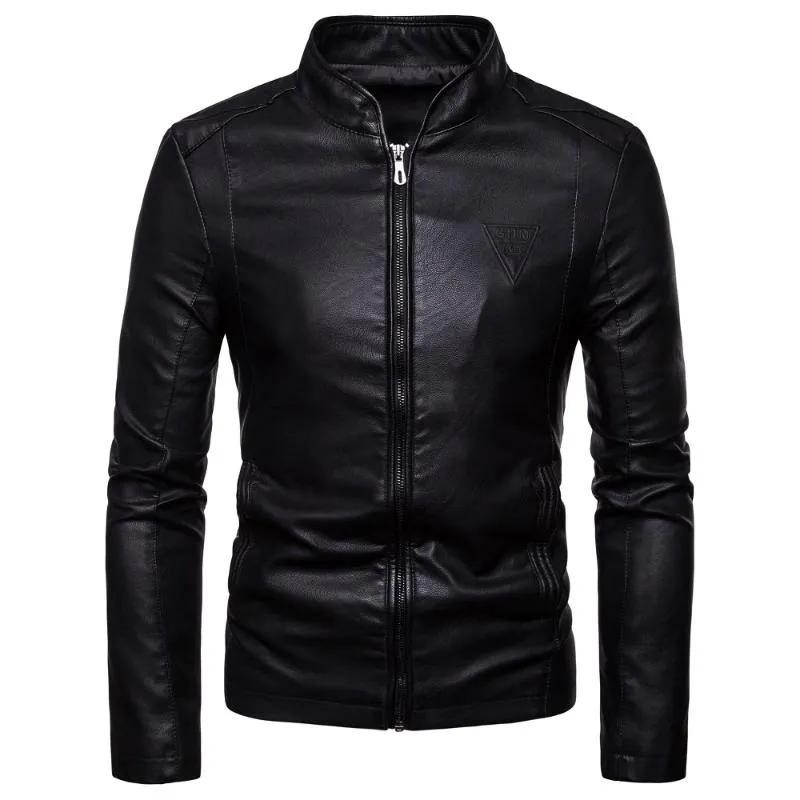 Men's Suits & Blazers Original Man Blazer Leather 2021 PU Men Jacket Suit Motorcycle Hombre Slim Fit Winter Coat