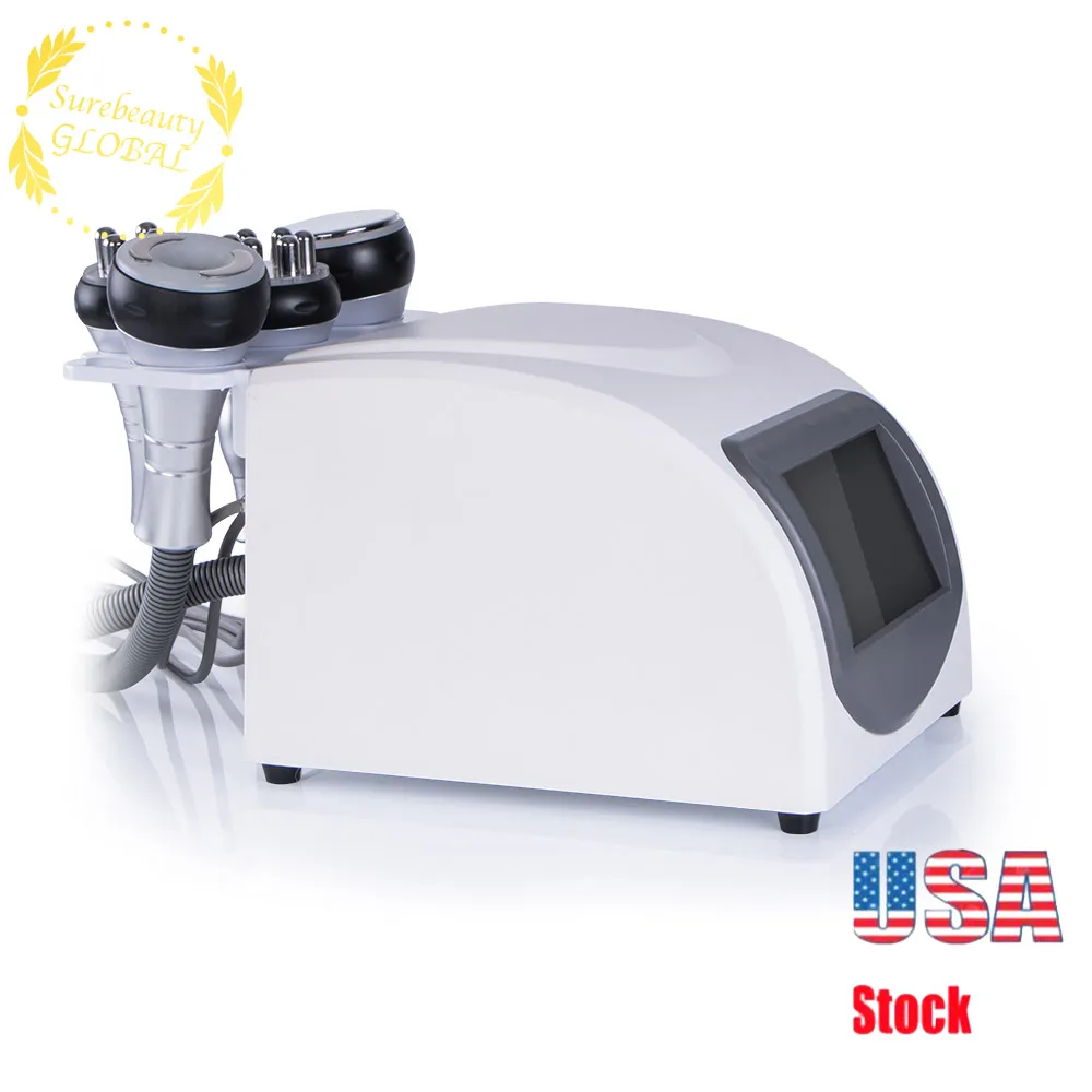 Summer Sale 5 In 1 Ultrasonic Cavitation Slimming RF Machine Vacuum Radio Frequency Fat Removal Multipolar Skin Tightening Beauty Equipment