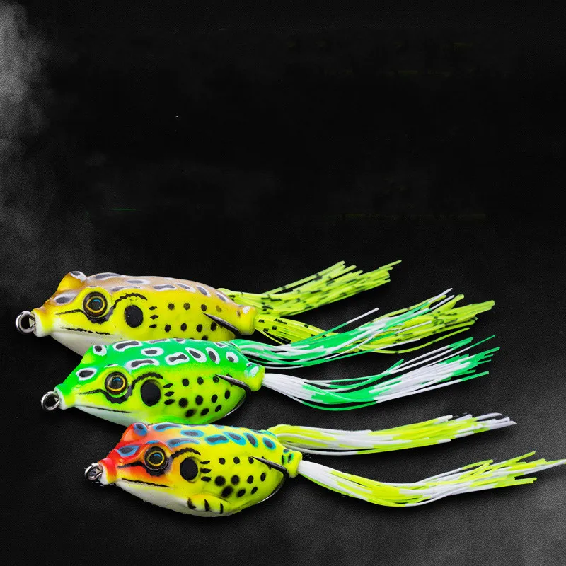 New Style Soft Toad Frogs Bass Frog Lure Hollow Body Top Water Frogs Frog  Lures Baits Decoration Factory Price Expert Design Quality Latest Style  Original From Viviien, $1.4