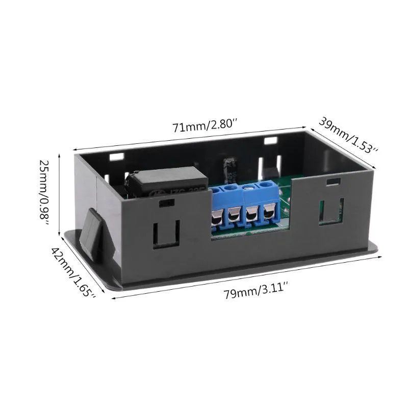 Minuteries 0.1s - 999h Compte à rebours Programmable Module de contrôle de cycle Temps Relais Dalay 5V / 12V / 220V Tension en option Qiang