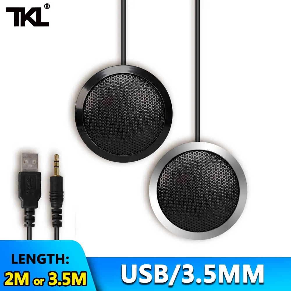 TKL USB Condenser Microphone Omni-directional tabletop Mic Meeting Computer Laptop Voice direct pickup microphone