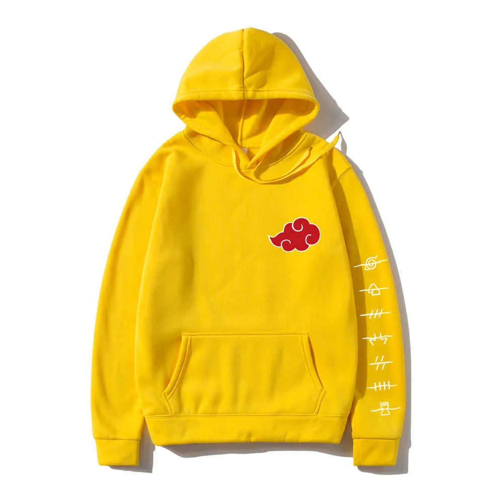 Akatsuki Cloud Symbol Pullover Cloud Hoodie For Men Japanese