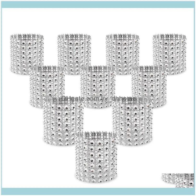 Napkin Ring, 120 Pieces Of Napkin Ring Diamond Decoration, Suitable for Placement, Wedding Reception, Dinner or Holiday Party, F1