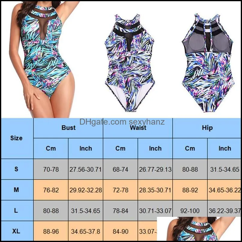 Fashion Women One piece Swimwear Backless Mesh Ruched Beach Wear Monokini Swimsuit Bodysuit Bathing Suit Beachwears HY0526