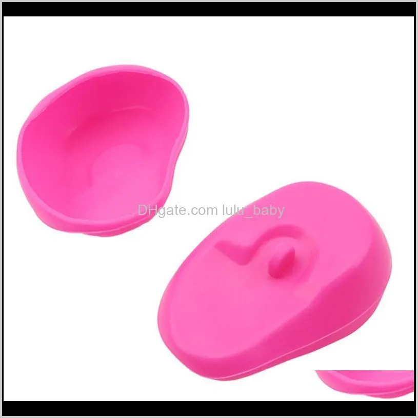 1 pair salon hair dye ear covers earmuffs prevent from stain 4 colors barber hairdressing accessories hair styling tools