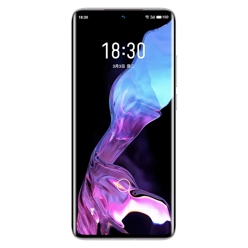 オリジナルMeizu 18 5g携帯電話8GB RAM 128GB 256GB ROM Snapdragon 888オクタコア64MP AI NFC 4000mAh Android 6.2 "Amoledフルスクリーン指紋IDフェイススマート携帯電話