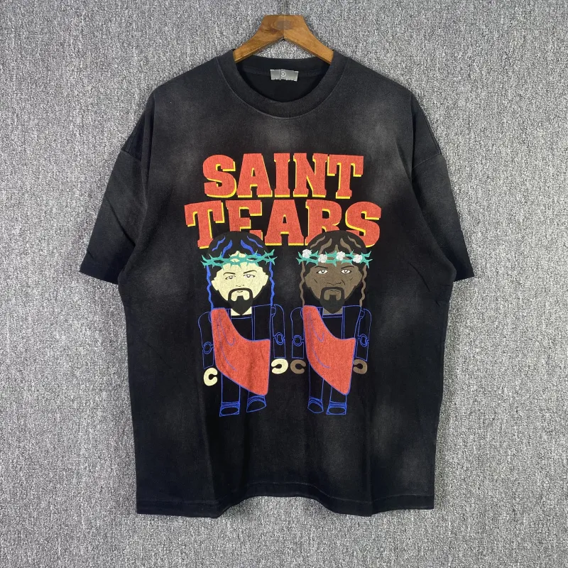 Wholesale Funny Graphic Saints T Shirt: Mens/Womens Short Sleeve