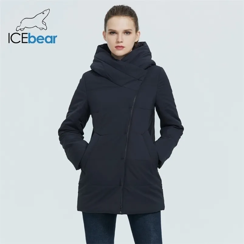 Fall ladies coat windproof warm short jacket zippered design parka women's fashion clothing GWC20508I 210819