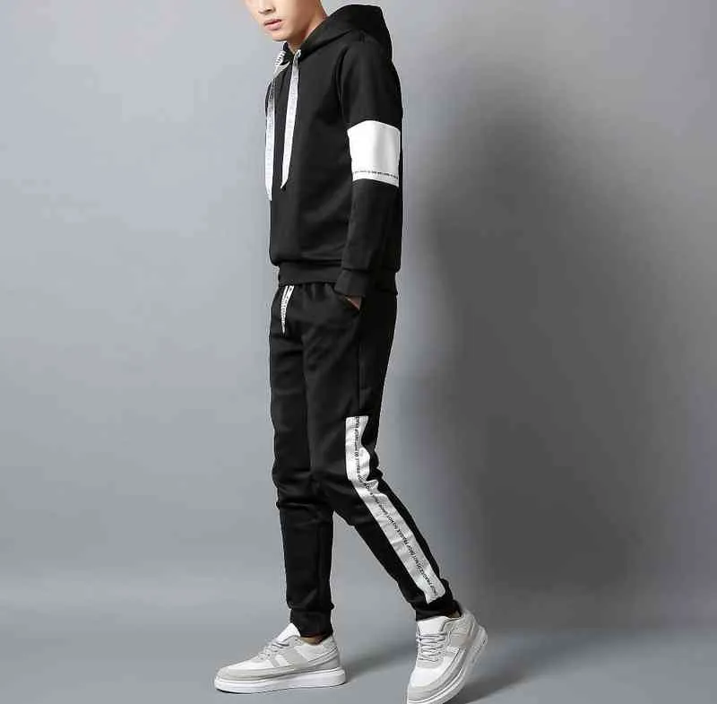 Casual-tracksuit-Set-Men-Fashion-2019-Jogger-Sports-Sportswear-Suits-Spring-Autumn-Two-Pieces-Hoodies-Pants (2)