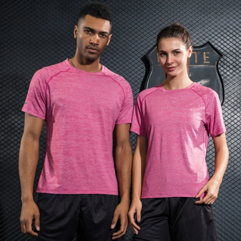 P15 Mannen Vrouwen Outdoor Running Wear Jerseys T-shirt Snelle Dry Fitness Training Kleding Gym Sports