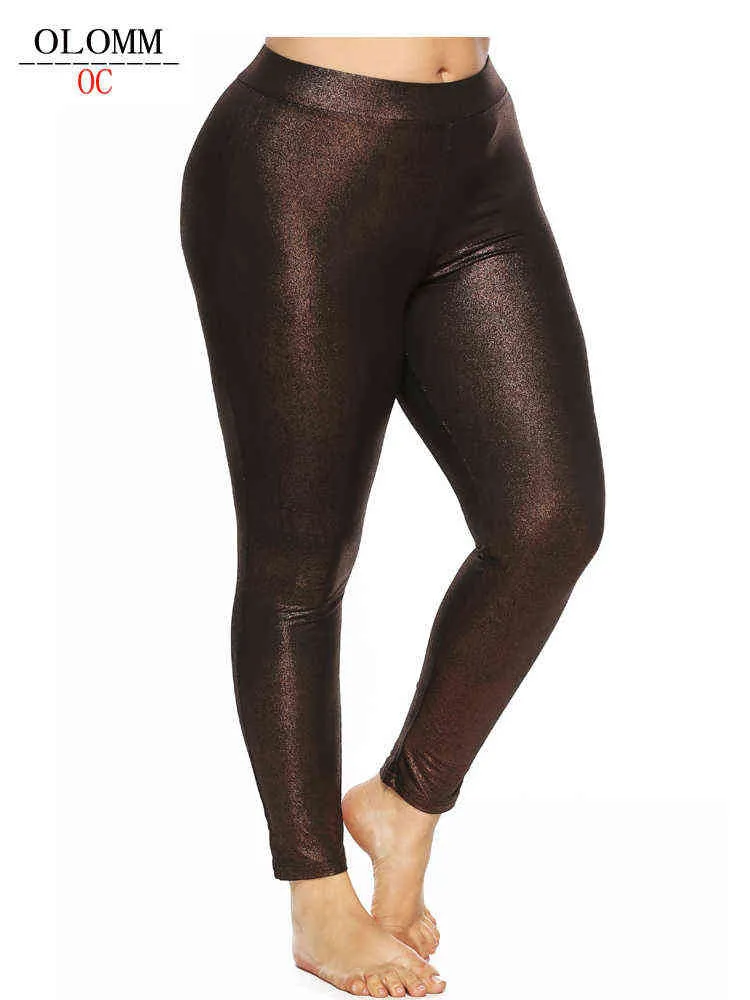 Europa i Ameryka Plus Size Spodnie damskie Stretch Legginsy jesień i sport zimowy i rozrywka Bezpłatna dostawa DJ712 # 211117