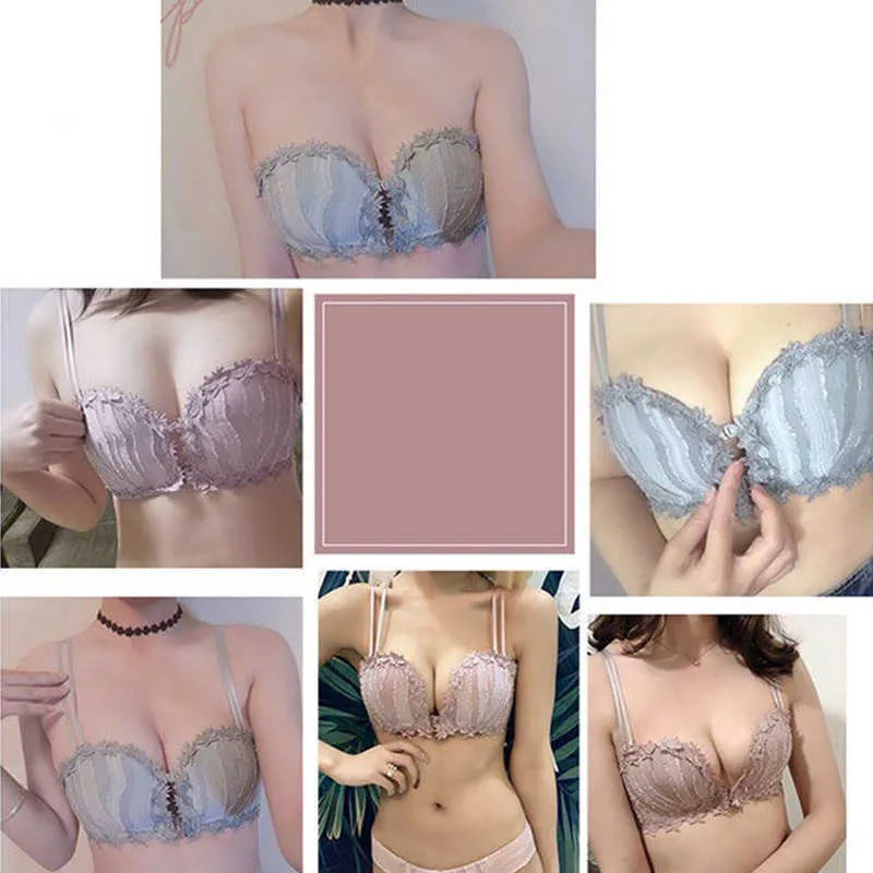 Sujetador Push Up Bras And Panty Sets For Women Sexy Intimates Bra Set Wire  Free Underwear Embroidery Lingerie Sutian Feminino Q0705 From Sihuai03,  $8.61