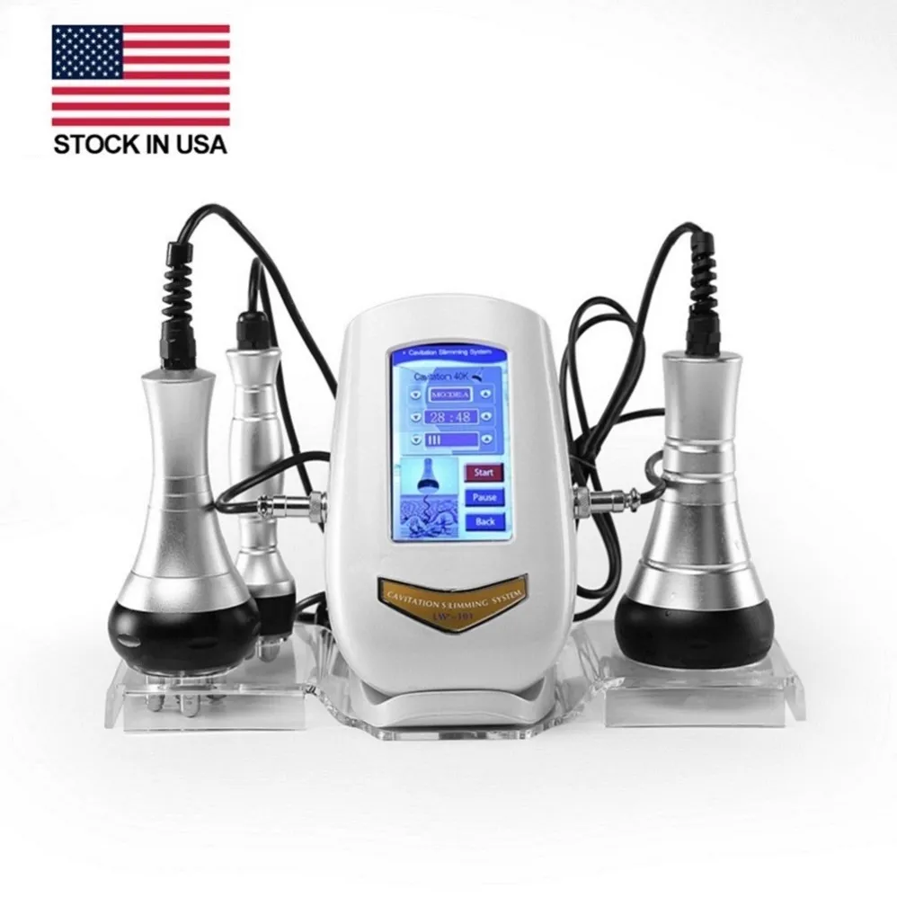 Ultraljudskavitation Slim Vacuum Equipment Lipo Laser Limosution Machine Body Shape Cavitation Slimming Machines 3 In 1
