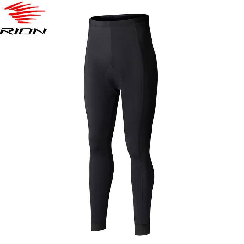 Racing Pants RION Women's Bicycle Sports Trousers Outdoor Cycling Sponge Pad Shockproof Bike Tights Leg Zipper Reflective Quick Drying