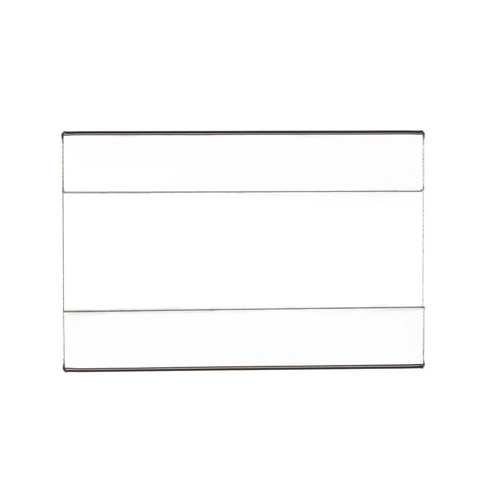 Display pubblicitario Nome in plastica acrilica Talso di cartolina per cartone Tassa Etichetta Etichetta Etichetta Mostra Promozione carta Clear T1.2mm Piccolo tipo piatto 50pcs