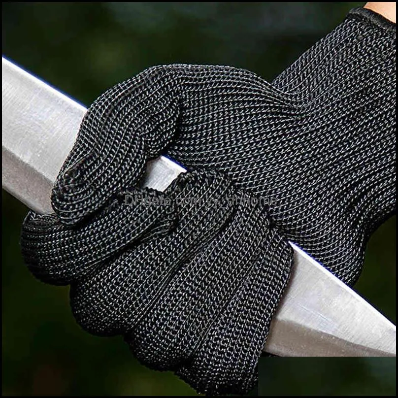 Thickened grade 5 steel wire anti cutting gloves combat special forces anti stab anti blade kitchen self defense gloves labor