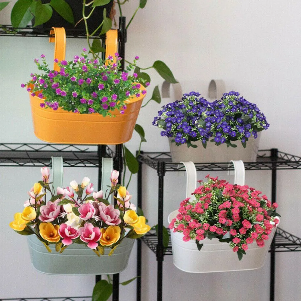 Acheter Pot de fleurs mural à arrosage automatique, jardinière murale  automatique en plastique Durable pour jardin et balcon avec crochet