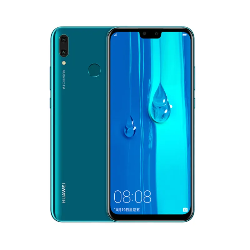 Original Huawei Desfrute de 9 Plus 4G LTE Cell Phone 6GB Ram 128GB Rom Kirin 710 Octa Core Android 6.5 "Tela Cheia 16MP AI 4000mAh Face Impress SmartPrint Smartphone