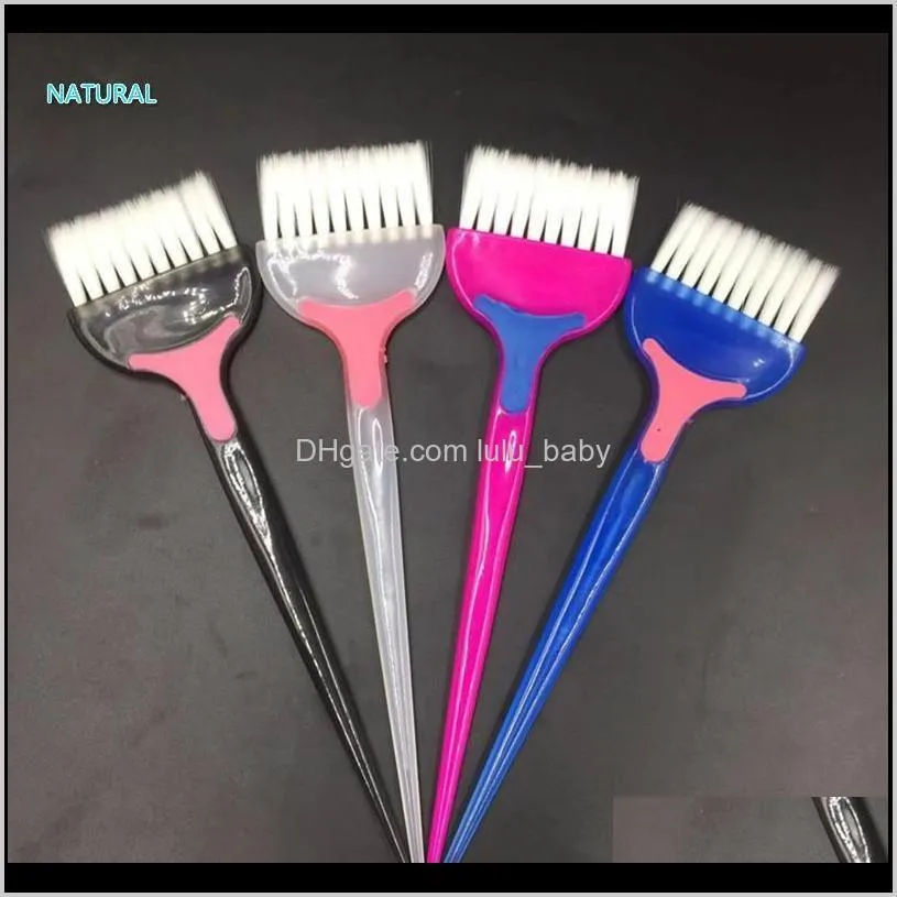 professional pp handle natural hair brushes resin fluffy comb hairdressing barber hair dye hair brush make up comb styling sssss
