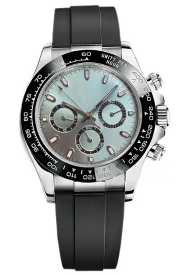 Męski automatyczny zegarek mechaniczny, średnica 41 mm AAA Wygodna gumka, ruch wysokiej jakości, stabilny czas podróży, wysokiej klasy gwiazda atmosferyczna