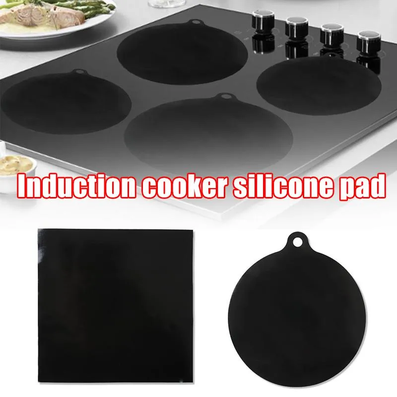 Mats & Pads Induction Cooktop Mat Protector Nonslip Silicone Heat