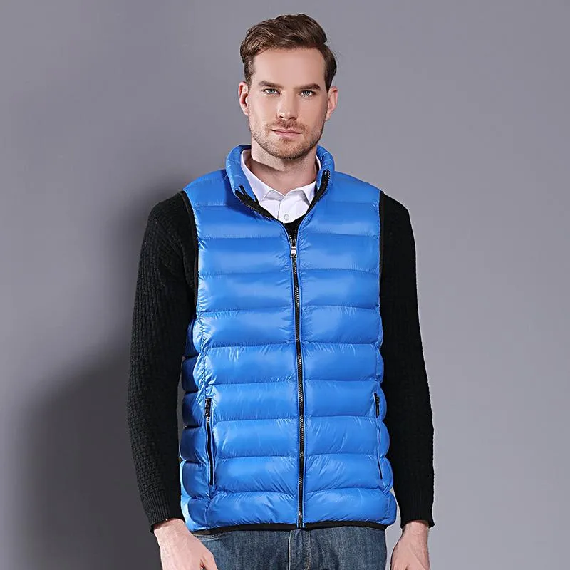 Gilet da uomo NXH Gilet invernale alla moda Maschile Scaldamuscoli Plus Size Gilet da lavoro 2021 Giacca senza maniche autunno per uomo