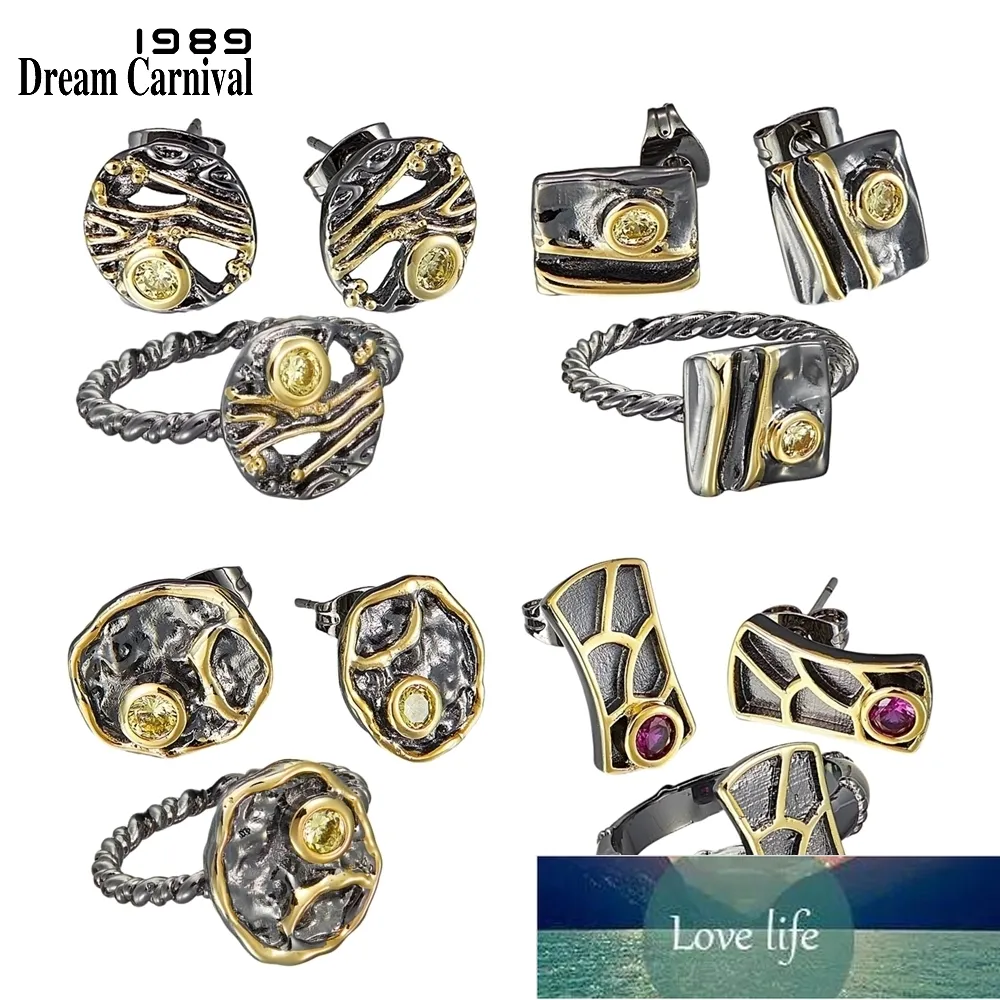 DreamCarnival Recommande Ensemble de Boucles d'Oreilles pour Femmes Collection Géométrique Vente Chaude Petite Taille Numéro 6 Bijoux de Fête pour Filles Prix d'usine conception experte Qualité