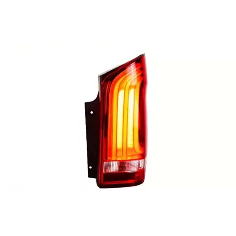 Samochód Tylne Światło Tylna Vito Led 2016-2021 Dark Grey / Red Vito Tylna Bełkot przeciwmgielny Sygnał Akcesoria samochodowe Oświetlenie Oświetlenie Lampy Samochody